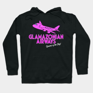 Glamazonian Airways Crew Tee Hoodie